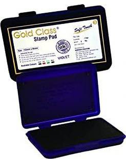 GoldClass Stamp Pad - Pack of 2 (Large,Violet) Stamp Pad Ink