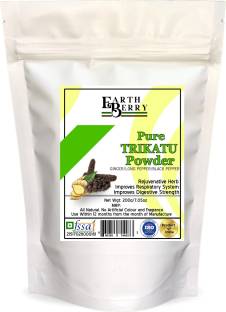 EARTH BERRY Pure Trikatu Powder Churna Thirikadugam / Thirukaduga for Digestive System
