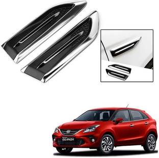 Znee Smart ZS-V740 Smart Shark Simulation Outlet Vents Hood Decoration Vents Intake Air Car Modification Car Stickers For Toyota Glanza Side Scoop