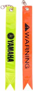 Autobrand Bike Radium Warning Tag for Yamaha Key Chain