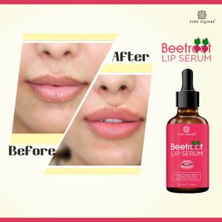 Pink Square Beetroot Lip Serum For Lightening & Brightening Dark Lips - Beetroot 30ml (30ml)