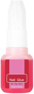 THR3E STROKES Nail Glue For Artificial Nail Artificial Nail Glue Waterproof Nail Glue For Acrylic Nails Professional Nail Art Glue For Fake/False Nails - (Package Contains 1 Pc Nail Glue of 10grm)