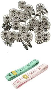 imtion 2 in 1 ( sweing Machine 30 Pcs Bobbin case firki + 2 Pcs Tailoring tape ) sweing kit
