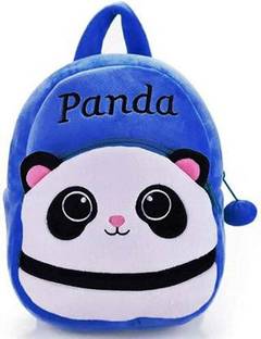 DTSM Collection Panda Premium Quality Soft Children, Kids, Baby, Velvet Traveling & 1 NEW School Bag (Multicolor, 10 L) School Bag (Blue, 10 L) Waterproof School Bag