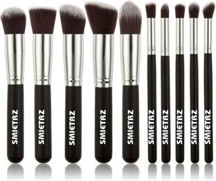 SMIETRZ 10 pcs Premium Synthetic Makeup Brush Set