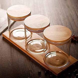 vanitrad Spice Set Glass, Wooden