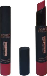 INSHINE ORIGINALS Matte Non Transfer Lipstick Lava Love S415