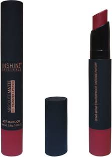 INSHINE ORIGINALS Matte Non Transfer Lipstick Maroon S407