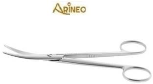 ARINEO Stainless Steel Mayo Curved B/B Scissors (5.5 Inch) Mayo Scissors
