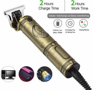 RJFuture Hair Clippers for Men,Electric Pro Li Outliner Grooming Zero Gapped Baldheaded Hair Clippers Rechargeable Cordless Close Cutting T-Blade Trimmer Trimmer 90 min  Runtime 4 Length Settings