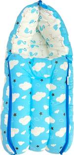 Kid's Charm Cloudy 3 in 1 Baby's Cotton Bed Cum Carry Bed Baby Sleeping Bag for Baby Bedding Sleeping Bag