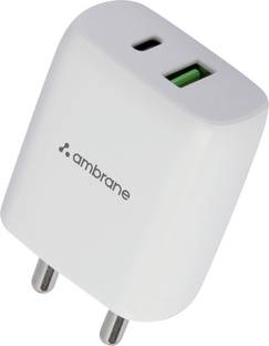 Ambrane 30 W PD 3 A Wall Charger for Mobile