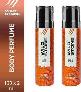 Wild Stone Iron Pack of 2 Perfume Body Spray  -  For Men