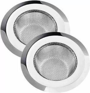 HITECH KITCHEN Kitchen Sink Stainless Steel Push Down Strainer