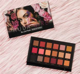 Huda Girl Rose Gold Edition Eyeshadow Palettes, 12 Shimmer and Matte Eye Shades 20 g