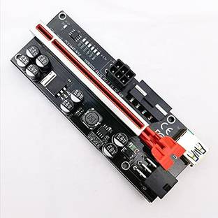 Tobo ER010S Plus USB 3.0 PCI-E Riser VER 010S Plus Express 1X to 16X Extender Pcie Riser Adapter Card SATA 6 LED Light DDR2 1 GB NVIDIA Chipset 1000 bit 1000 MHz Graphics Card