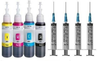 Ang Refill ink For Hp 682 cartridge Use For HP Deskjet Ink Advantage 2300  All-in-One, DeskJet Ink Advantage 2700 All-in-One Printer, DeskJet Ink  Advantage 4100 All-in-One Printer Multi Color Ink 100ML Each
