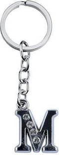 SHOKY LOOKS M Alphabet Finishing Materiel Key Chain