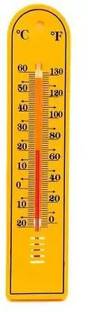 Apex Labs Yellow Manual Room Thermometer 9" Touch Free Kitchen Thermometer