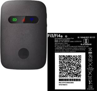 TokTon Mobile Battery For  JIO FI 3 / FI 4 JioFi Jmr 520 / 540 / 541 / 1040 2600mAh