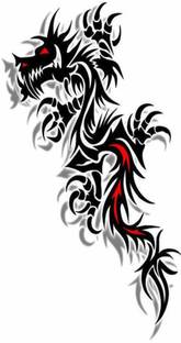 Ordershock Dragon Tattoo Men and Women Waterproof Temporary Body Tattoo…