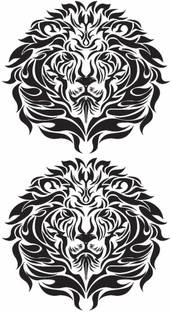 surmul Angry Tiger Tattoo Men and Women Temporary body Body Tattoo