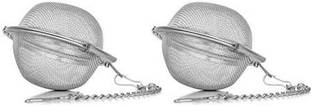 SHIDHMI Stainless Steel Tea Ball for Loose Tea, Reusable Tea Infuser with Extra Fine Mesh & Chain, Brews Hot Tea, Iced Tea & Coffee, Small Tea Egg, Tea Steeper for one Cup Tea Strainer