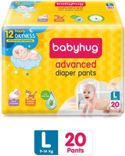 babyhug Advanced Pant Style Diapers Large (9 to 14 kg) - 20 Pieces - L
