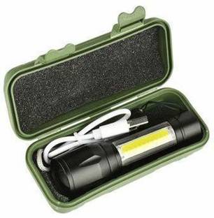 Texme 2 IN 1 ZOOMABLE FLASHLIGHT AND EMERGENCY LIGHT WITH USB CABLE Torch