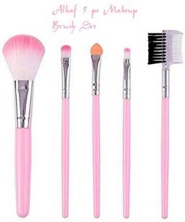 Alkaf 5 Pc Makeup Brush set Multicolor