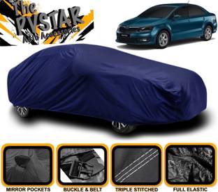 PVSTAR Car Cover For Skoda Rapid 1.5 TDI AT Ambition With Alloy Wheel (With Mirror Pockets)