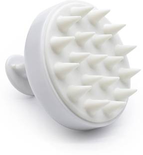 Giffy ® Scalp Care Head Scrubber Handheld Soft Silicone Hair Brush Scalp Massager Silicone Shampoo Brush for Deeply Cleansing