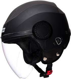STUDDS Urban Sports Open Face Black 570 MM Helmet Motorsports Helmet