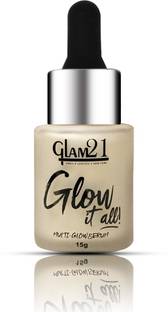 Glam21 Glow It All Multi-Glow Illuminating Liquid To Create A Great Texture, Face Makeup, Facial Highlighter, Indian Khaki 06 (FP3008) Highlighter