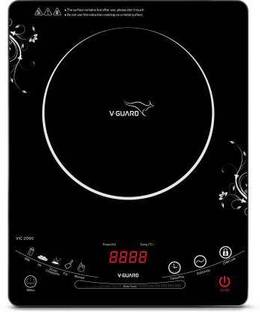 V-Guard 2000 W Induction Cooktop Touch Panel