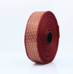 Craft Affair | Fancy Ribbon/Lace (25 Meter, Width-1 Inch) for Gift Wrapping, for Garments Use, Wrapping Bows, Gift Bows, Decoration - Maroon Lace Reel