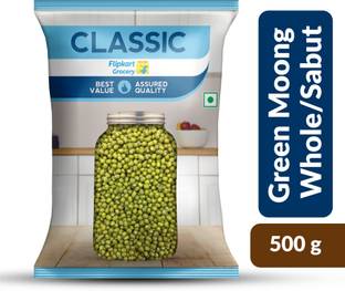 Classic Green Moong Dal (Whole) by Flipkart Grocery