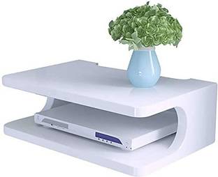 Qualitymart Set Top Box Stand Wifi stand MDF (Medium Density Fiber) Wall Shelf