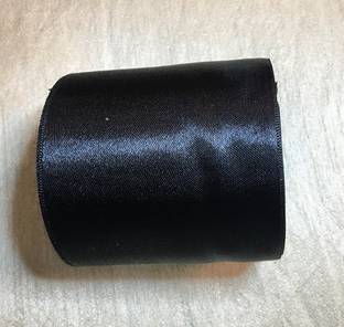 Bright Home Decor 3 Inch Black Satin-10 Meter Black Satin Ribbon