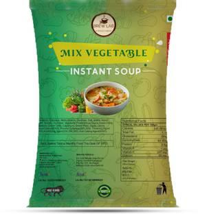 Brew Lab Ready To Cook Instant Healthy Mix Vegetable Instant Soup Powder | Easy to Prepare |