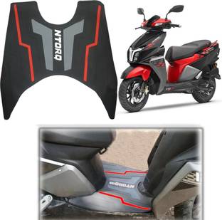 Znee Smart ZS-NTGRED-R4N FOOTMAT/FLOORMAT/SCOOTY MAT (Washable Mats) TVS Ntorq 125 Two Wheeler Mat