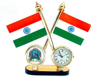 WOLCH india Double Sided Wind Car Dashboard Flag