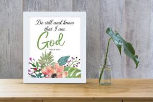 IBOTTIC BIBLE VERSE WALL FRAME Wood Wall Photo Frame