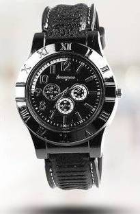 Huayue ™ Analog Men Wrist Watch | 200 - 300 Time Ignition After Full Charged |Beautiful Gifting Box- Perfect Gift For Cigarette Lovers | Black Color Wrist Watch Lighter Rechargeable Cigarette Lighter Superior Quality Watch Novelty Cool Lighters Windproof Unique Designer Analog Wrist Watches Flameless And Windproof Cigarette Lighter