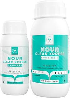 Nova Clear Epoxy resin | Clear and Fast drying epoxy | Mixing ratio 2:1 | Art resin 750 gm Resin Art Medium