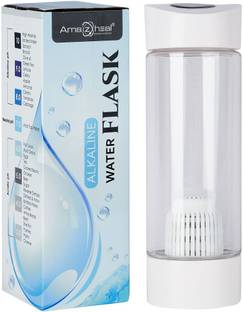 Amazheal Alkaline Water Bottle Ionizer BPA Proof For Balance Ph level Detoxification 550 ml Bottle