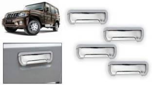 jagankirpa Chrome Door Grab Handle Car Cover/Catch Cover for Mahindra Bolero (Set of 4 Pcs, Silver) Chrome, Glossy Mahindra Bolero Side Garnish