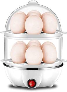 JYORESHA Egg Cooker DOUBLE LAYER EGG BOILER Egg Cooker (Pink, Clear, 12 Eggs) Egg Cooker
