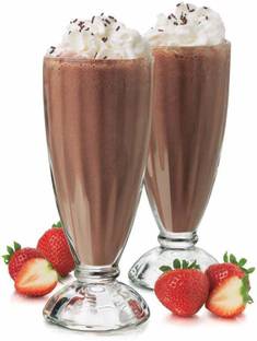 zelovi (Pack of 2) Falooda Mug, Ice Cream Glass, Juice Water Glass Wine Glass, Beer Glass Glass Set Water/Juice Glass