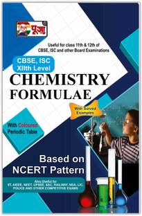 Puja CBSE/ISC Chemistry Class 11 & 12 Formula Book For Quick Revision 2022 Exam
